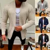 Herrtröjor Spring Autumn Cardigan tröja män modekläder Lätt mjuk och komfort lättvikt tröja stickad streetwear 220923