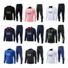 2023 New Paris Long sleeved soccer training suit sweatshirt 23 24 Maillot de foot jogging football jacket tracksuit