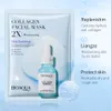 عناصر التجميل الأخرى BIOAQUA Centella Collagen Face Mask Hyaluronic Acid Facial Masks العناية بالبشرة