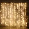 Cordes 3x1m 3x1.5m 3x3m 6x3m rideau glaçon fée LED chaîne lumière extérieure noël vacances guirlande fête de mariage