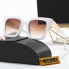 Prade Luxury Brand Overdimensionerade ram Solglasögon Gradient Lens Fashion Classic Design Square For Men Women Sun Glasses UV400 3046