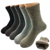 Männer Socken 5 PairsLot Dicke Wolle Socken Männer Winter Warme Kaschmir Atmungsaktive Socken Männlichen Meias 220923