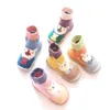 First Walkers Baby Boys Girls Sock Shoes Autumn Nonslip Floor Socks Kids Soft Rubber Sole Toddler with Soles 220922