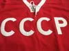 GLA C202 MENS 20 Vladislav TretiaK Ryssland Jersey 24 Sergei Makarov 1980 CCCP Hockey Jerseys Double Stitched Name and Number