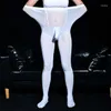 Calcetines de hombre Ropa interior para hombre Medias Piernas hermosas Leggings transparentes sedosos atractivos delgados