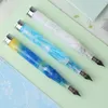 Fountain PENS PENBBS471 MINI UNISEX FOUNTAIN MET GOLDSILVER RING FM Tip draagbare reiszak schrijven cadeau 220923