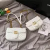 Clearance Outlets online toppkvalitet 5Colors berömda kvinnor designer axel läder kedja kors kropp ren färg kvinnor hand crossbody väska handväska 26 cm