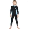 Dames badmode kinderen één stuk wetsuit surfpak zonnebrandcrème 2,5 mm chloropreen rubber kind zwempak meisjes volledige dekking dik warm warm