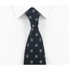 Noeuds papillon marque de haute qualité 8 CM de large cravate d'affaires pour hommes mode formelle Gentleman cravate fête mariage travail avec boîte-cadeau