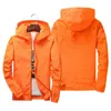 Heren Jackets Heren Hoodie Spring en Autumn Casual Jacket Pure Color Sportswear Zipper