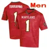 SJ Maryland Terrapins Football Jersey NCAA College SJ SH Jackson McFarland Jr. Keandre SJ Nes Pigrome Moore Davis Heyward-Bey Peny Boone Jarrett