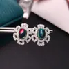 Dangle Earrings fs Fashion Opal Styles S925 Sterling Silver Gem Gem Gine Women’s Weddings Jewelry Meibapj