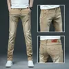 Jeans pour hommes Marque Hommes Couleur Stretch Skinny Hommes Mode Casual Slim Fit Denim Pantalon Homme Vert Noir Kaki Blanc Pantalon 220923