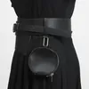 Belts SeeBeautiful Metal Pin Buckle PU Leather Removable Bag Irregular Wide Waist Seal Fashion 2022 Spring Women M971