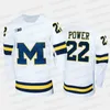 Gla Mit College Hockey Navy Jersey Cam York Nick Blankenburg Thomas Bordeleau Brendan Morrison Matty Beniers Carl Hagelin Kent Johnson Red Berenson