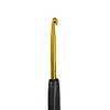 Вязание инструментов крючка иглы для свитера 8 ПК/набор мягкая черная ручка Золотая вязание крючком