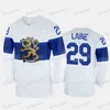 GLA MITNESS MITNESS TEAM FINLAND 2022 PEIJING WINTER HOCKEY JERSEY ALEKSAND BARKOV TUUKKA RASK JUUSE SAROS PATRIK LAINE KAAPO KAKKO AHO ESA LINDELL