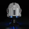 Строительный квартал LEGO Звездные войны 75328 Мандалорийский шлем светодиодные светильники