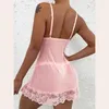 2023 Kadın Sweetwear Seksi Nightgown Kadın Büyük Boyut Erotik İç Çamaşırı Şeffaf Örh Pijamalar Seks Seks İçin Dantel Nightdress Porno Sleepware