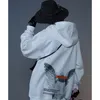 Herrtröjor tröjor herr hip hop streetwear harajuku pullover ängel gud tryckt hoodie pocket bomull fleece pullover grå huva tröja 220924