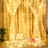 Cordes 3x1m 3x1.5m 3x3m 6x3m rideau glaçon fée LED chaîne lumière extérieure noël vacances guirlande fête de mariage