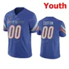 Custom Boise Broncos College Football Jerseys 1 Cedrick Wilson Jr. 10 Chase Cord 11 Kellen Moore 16 SJ Hn Hightower Men Women Cousue