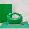 10A Top Mirror Chain de qualidade Jodie Bag 28cm Luxuries Designer Mulheres Patente Real Patente Couro Preto Triangle Zipper Bolsa Smitn Lampskin Hobo Box
