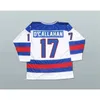Gla Mit #17 Jack O'Callahan 1980 Miracle On Ice Hockey Jersey Mens 100% Stitched Embroidery s Team USA Hockey Jerseys Blue White