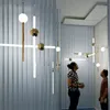 Lámparas colgantes Lámpara de creatividad posmoderna simple Luces de araña Iluminación LED Lámpara colgante Decoración de loft Accesorios de iluminación Sala de estar