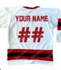 Gla Thr Customized Irish Letterkenny 74 Jonesy 69 Shoresy 68 Reilly 15 Powell Ice Hockey Jersey Red Navy Blue White Double Stitched Name Number