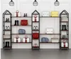 Hooks Cosmetics Display Rack Beauty Salon Product Shelf Cabinet Shoe Free Combination Partition