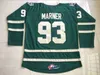 Gla Mit # 93 Mitch Marner Jersey OHL London Knights CCM Premer 7185 Mitch Marner Mens 100% ricamo cucito maglie di hockey su ghiaccio verde nero