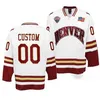 Maillot de hockey sur glace personnalisé des pionniers du championnat Ncaa Frozen Four, 2022, 35 Adam