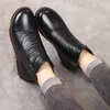 أحذية Beots Beyarne Autumn Women's Shoes مسطات شتوية شتوية غير دافئة سميكة 220923
