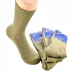 Chaussettes pour hommes 5 paires de chaussettes militaires de sport pour hommes bas de Compression épaissir longue résistance à la puanteur chaussettes pour hommes chaussettes militaires en coton pour homme 220923