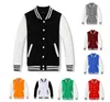 Jackets masculinos Autumn Baseball Mens Jacket Patchwork Casal Casal Zipper Cardigan Cardigan Clothing STREETHEATH College