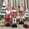 Kerstdecoraties Telescopische pop Merry For Home Ornament Xmas Navidad Noel Gifts Jaar 2023 220923