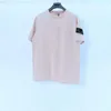 T-shirts 23SS Summer Men T Shirt Trendy Collection Compass Stone Patch Cotton Women Solid Tees Style Casual 05