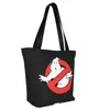 Duffel Bags Ghostbusters Polyester Outdoor Girl Bolsa Mulher Bolsa Compras de ombro do ombro Presente