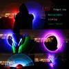 LED Fidget Toy Laser Sword 2 in 1 Lightsaber Color Retractable Induction Light Gift For Kids