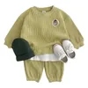 Ensembles de vêtements bébé garçons fille rayé costume de sport mode enfant sweat à capuche pantalon enfant survêtement vêtements 220922