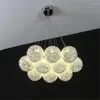 Pendant Lamps Modern Aluminum LED Lights Lighting Bedroom For Living Room Staircase Kitchen Fixtures Hanging Avize