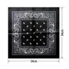 Оптовый дизайн Paisley Design Bandana 100Cotton Biker Cow Boy Girl Scear Scarf Writ Writ Head Bandana