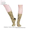 Men's Socks Arrival China Manufactory Unique Design Pumpkin Latte Halloween Sublimation Printing