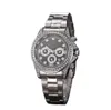 Klasyczna marka kwarcowe cyfry rzymskie luksusowe zegarki Bling Diamond Watches for Men Women Fashion Gold Na ręce