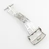 Para um fecho dobrável de 20 mm / barra de mola Tang fivela 27mm Silicone Rubber Watch Band Strap para AP Royal Oak 39 ou 41 Modelos 1300 15400