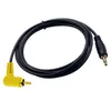 Cabos de áudio Golden banhado 3,5 mm 1/8 polegada Mono-Male Plug a 90 graus RCA Male Jack Audio Cable cabo 1.8m/1pcs