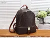 Merk 2023 Heren rugzakken Dames Handtas lederen Design tassen mode bruin brief Crossbody tas 27x14x129CM348J