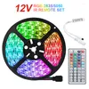 Bandes RGB LED bande 12V lumière WiFi Luces SMD 2835 5M 10M 15M 20M Flexible étanche bande Diode télécommande pour chambre