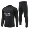 2023 New Paris Long sleeved soccer training suit sweatshirt 23 24 Maillot de foot jogging football jacket tracksuit